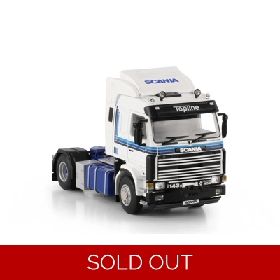 PRE ORDER FULL PRICE - WSI TRUCK 1.50 Irish Premium Line Scania 143 Steelbumper title=